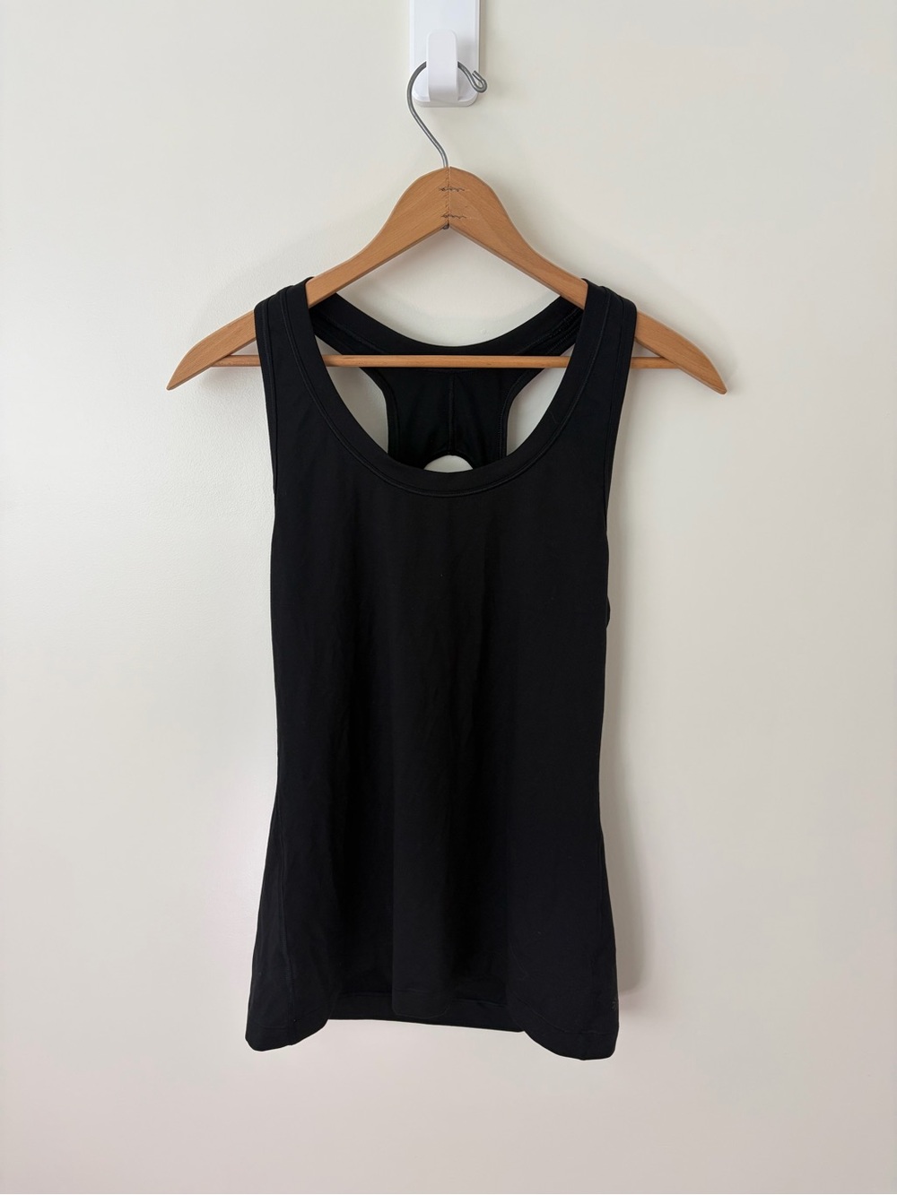 Athleta Black Racerback Keyhole Tank Top | Size Small